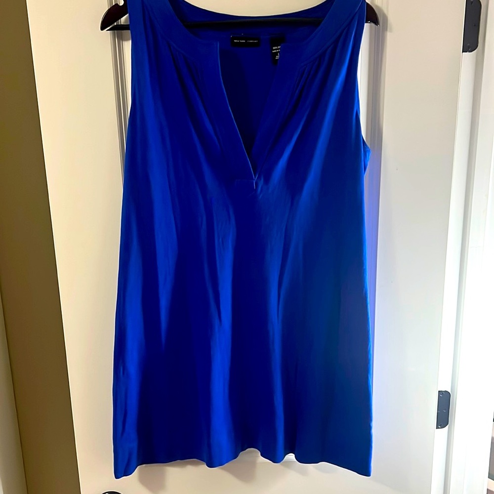 Royal blue dress